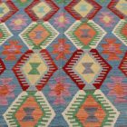 Afgán szőttes Chobi 175x246 kézi szövésű gyapjú kilim