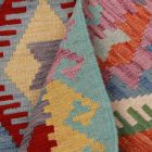 Afgán szőttes Chobi 175x246 kézi szövésű gyapjú kilim