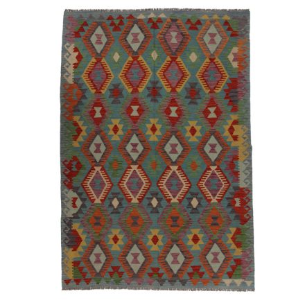 Kilim szőnyeg Chobi 254x177 kézi szövésű afgán gyapjú kilim