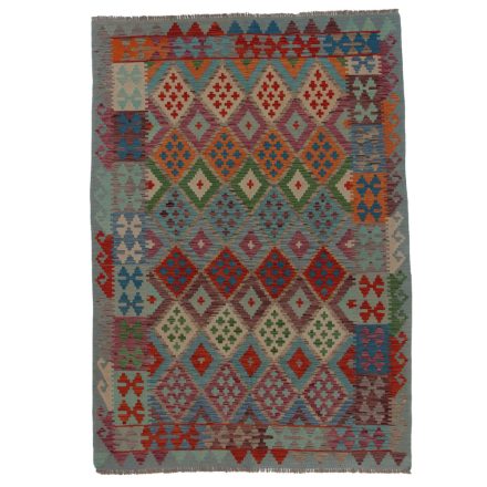 Kilim szőnyeg Chobi 247x175 kézi szövésű afgán gyapjú kilim