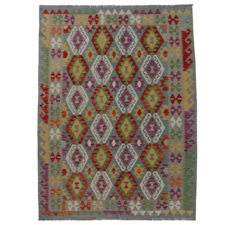 Kilim szőnyeg Chobi 237x181 kézi szövésű afgán gyapjú kilim