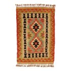 Etnikai Kilim szőnyeg Chobi 63x92 autentikus gyapjú Kilim