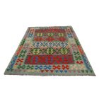 Afgán szőttes Chobi 174x244 kézi szövésű gyapjú kilim
