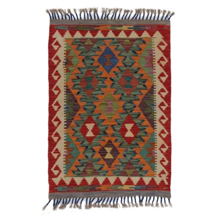 Etnikai Kilim szőnyeg Chobi 96x66 kézi szövésű afgán gyapjú kilim