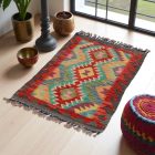 Afgán Kilim szőnyeg Chobi 59x91 kézi szövésű etnikai kilim