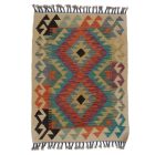 Kézi szövésű Kilim szőnyeg Chobi 63x84 afgán gyapjú kilim