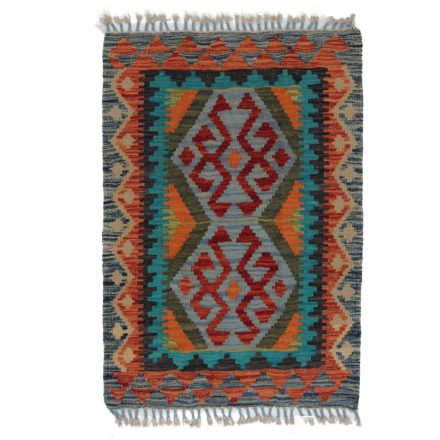 Kilim szőnyeg Chobi 89x62 kézi szövésű afgán gyapjú kilim