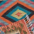 Kilim szőnyeg Chobi 77x60 kézi szövésű afgán gyapjú kilim