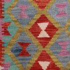 Etnikai Kilim szőnyeg Chobi 95x64 kézi szövésű afgán gyapjú kilim