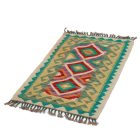 Etnikai Kilim szőnyeg Chobi 95x59 kézi szövésű afgán gyapjú kilim