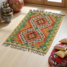 Kilim szőnyeg Chobi 80x62 kézi szövésű afgán gyapjú kilim
