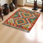 Kilim szőnyeg Chobi 79x60 kézi szövésű afgán gyapjú kilim
