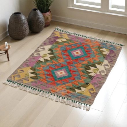 Kilim szőnyeg Chobi 82x62 kézi szövésű afgán gyapjú kilim