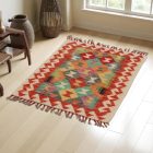Kilim szőnyeg Chobi 82x60 kézi szövésű afgán gyapjú kilim
