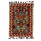 Kilim szőnyeg Chobi 82x60 kézi szövésű afgán gyapjú kilim
