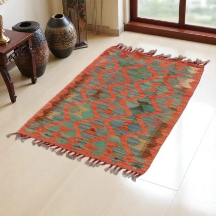 Afgán Kilim szőnyeg Chobi 59x88 kézi szövésű etnikai kilim