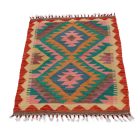 Kézi szövésű Kilim szőnyeg Chobi 62x91 afgán gyapjú kilim