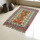 Kézi szövésű Kilim szőnyeg Chobi 62x96 afgán gyapjú kilim