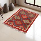 Kilim szőnyeg Chobi 65x88 kézi szövésű afgán gyapjú kilim