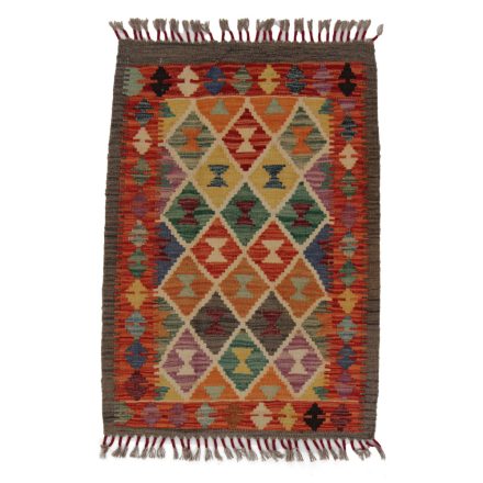 Kilim szőnyeg Chobi 64x89 kézi szövésű afgán gyapjú kilim