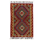 Kilim szőnyeg Chobi 60x88 kézi szövésű afgán gyapjú kilim