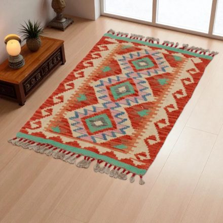 Kilim szőnyeg Chobi 60x92 kézi szövésű afgán gyapjú kilim