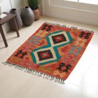 Kilim szőnyeg Chobi 64x88 kézi szövésű afgán gyapjú kilim