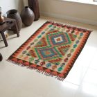 Kilim szőnyeg Chobi 64x93 kézi szövésű afgán gyapjú kilim