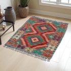 Kilim szőnyeg Chobi 70x87 kézi szövésű afgán gyapjú kilim