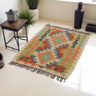 Kilim szőnyeg Chobi 81x63 kézi szövésű afgán gyapjú kilim