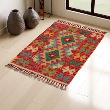 Afgán Kilim szőnyeg Chobi 59x86 kézi szövésű etnikai kilim