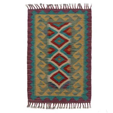 Kilim szőnyeg Chobi 89x61 kézi szövésű afgán gyapjú kilim