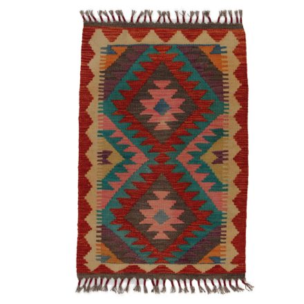 Etnikai Kilim szőnyeg Chobi 95x64 kézi szövésű afgán gyapjú kilim