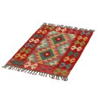Kilim szőnyeg Chobi 85x59 kézi szövésű afgán gyapjú kilim
