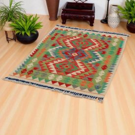   Kézi szövésű Kilim szőnyeg Chobi 119x86 kézi szövésű etnikai kilim