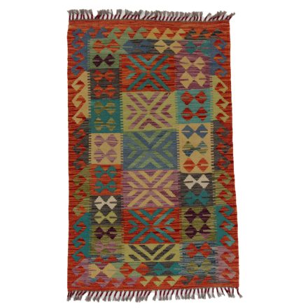 Kilim szőnyeg Chobi 128x79 kézi szövésű afgán gyapjú kilim