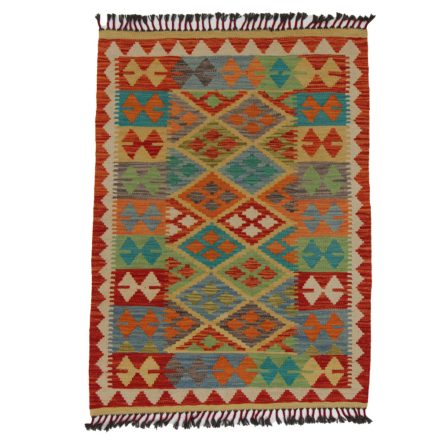 Afgán Kilim szőnyeg 120x88 kézi szövésű etnikai kilim