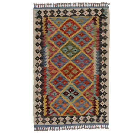 Kilim szőnyeg Chobi 129x83 kézi szövésű afgán gyapjú kilim