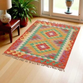   Kézi szövésű Kilim szőnyeg Chobi 121x84 kézi szövésű etnikai kilim
