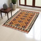 Kilim szőnyeg Chobi 88x120 kézi szövésű afgán gyapjú kilim