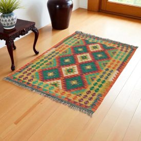   Kilim szőnyeg Chobi 168x107 kézi szövésű afgán gyapjú kilim