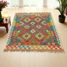 Chobi Kilim szőnyeg 163x105 kézi szövésű gyapjú kilim