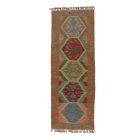 Kilim futószőnyeg Chobi 66x178 kézi szövésű afgán gyapjú kilim