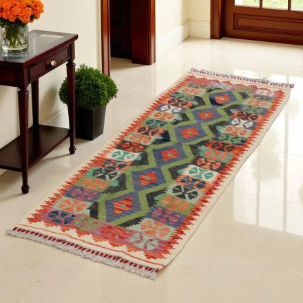 Kilim futószőnyeg Chobi 67x180 kézi szövésű afgán gyapjú kilim