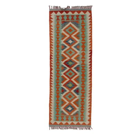 Kilim futószőnyeg Chobi 72x200 kézi szövésű afgán gyapjú kilim