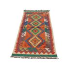 Kilim futószőnyeg Chobi 67x194 kézi szövésű afgán gyapjú kilim