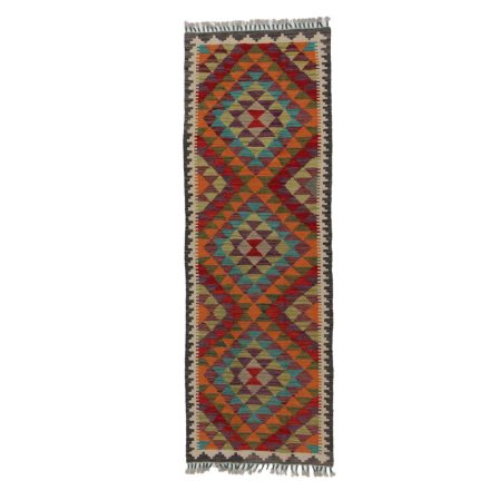 Kilim futószőnyeg Chobi 66x193 kézi szövésű afgán gyapjú kilim