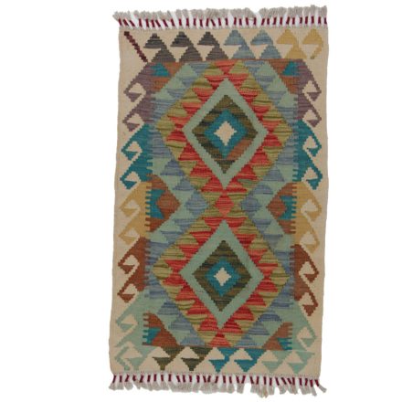 Chobi Kilim szőnyeg 92x58 kézi szövésű gyapjú kilim