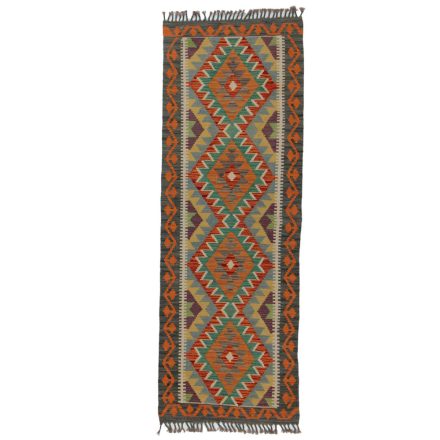 Kilim szőnyeg Chobi 73x210 kézi szövésű afgán gyapjú kilim