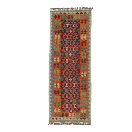 Kilim szőnyeg Chobi 73x193 kézi szövésű afgán gyapjú kilim